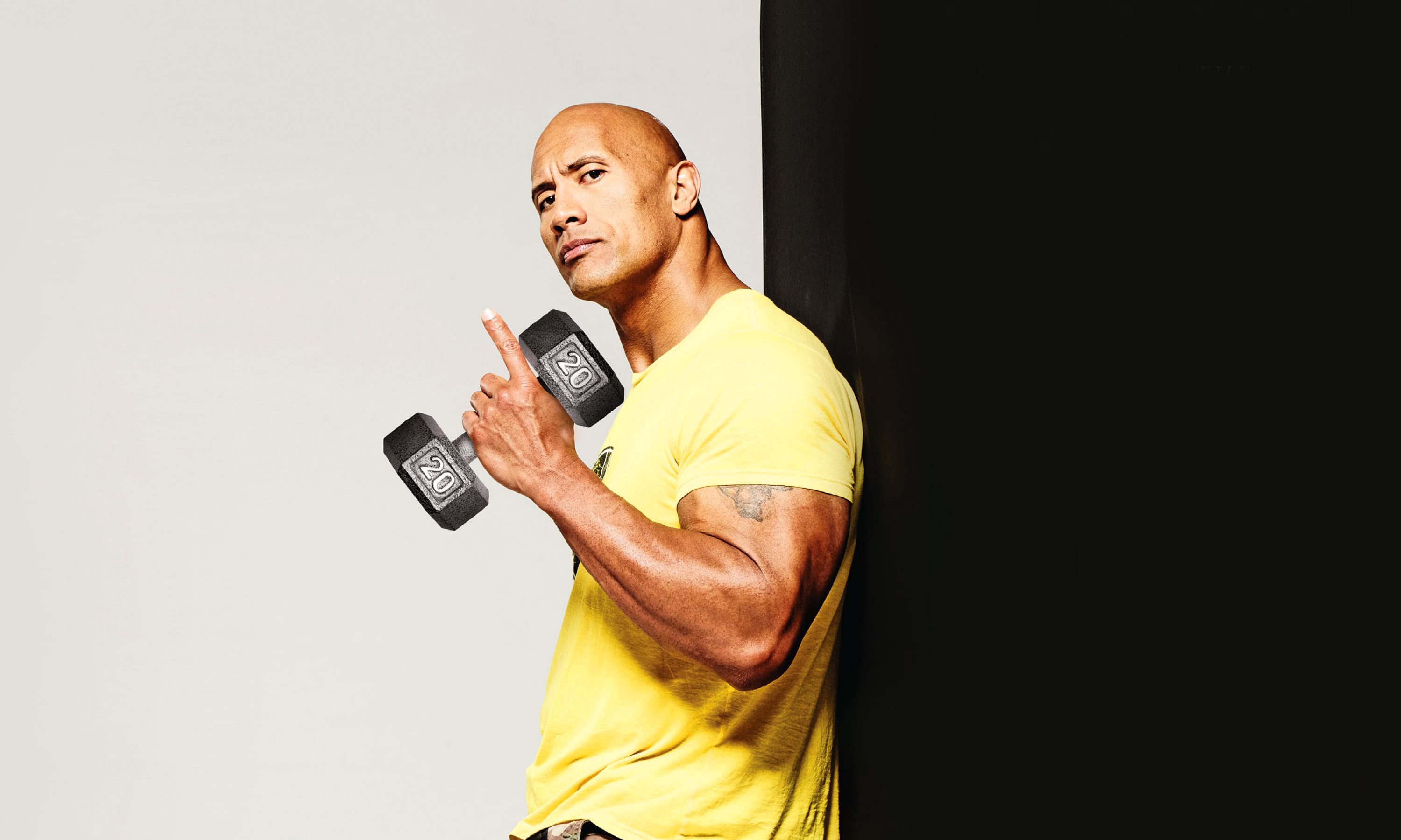 Dwayne 'The Rock' Johnson Hit Himself With a Chain Working Out