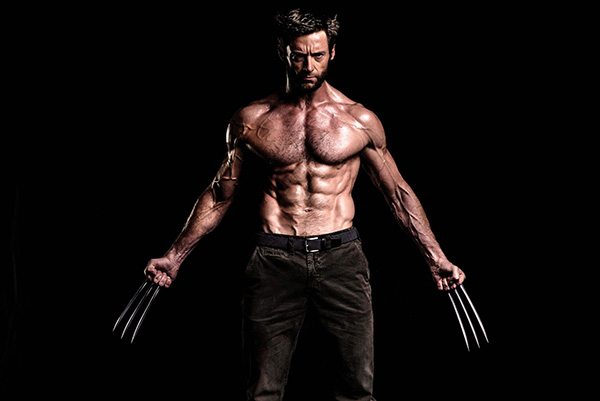 hugh jackman dressed as wolverine