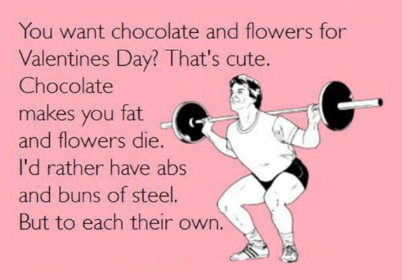 Valentines Day being single gym memes