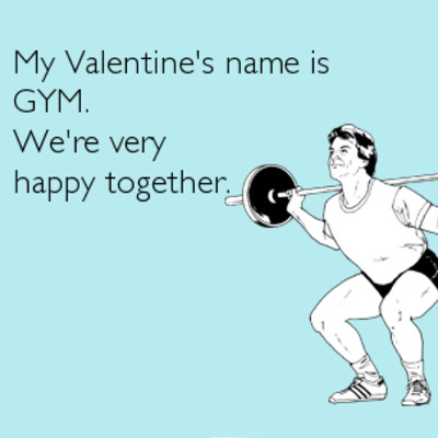 Valentines Day being single gym memes