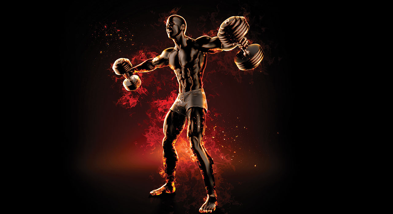 animated man performing a lateral raise