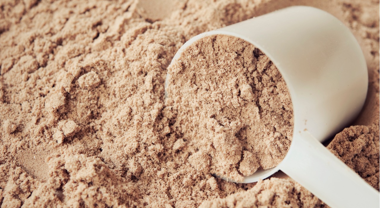 collagen protein powder with scoop