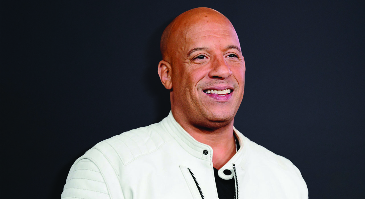 vin diesel in a white jacket